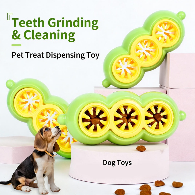 Rubber Treat Dispensing Dog Toy - Giocattolo interattivo per cani con distributore