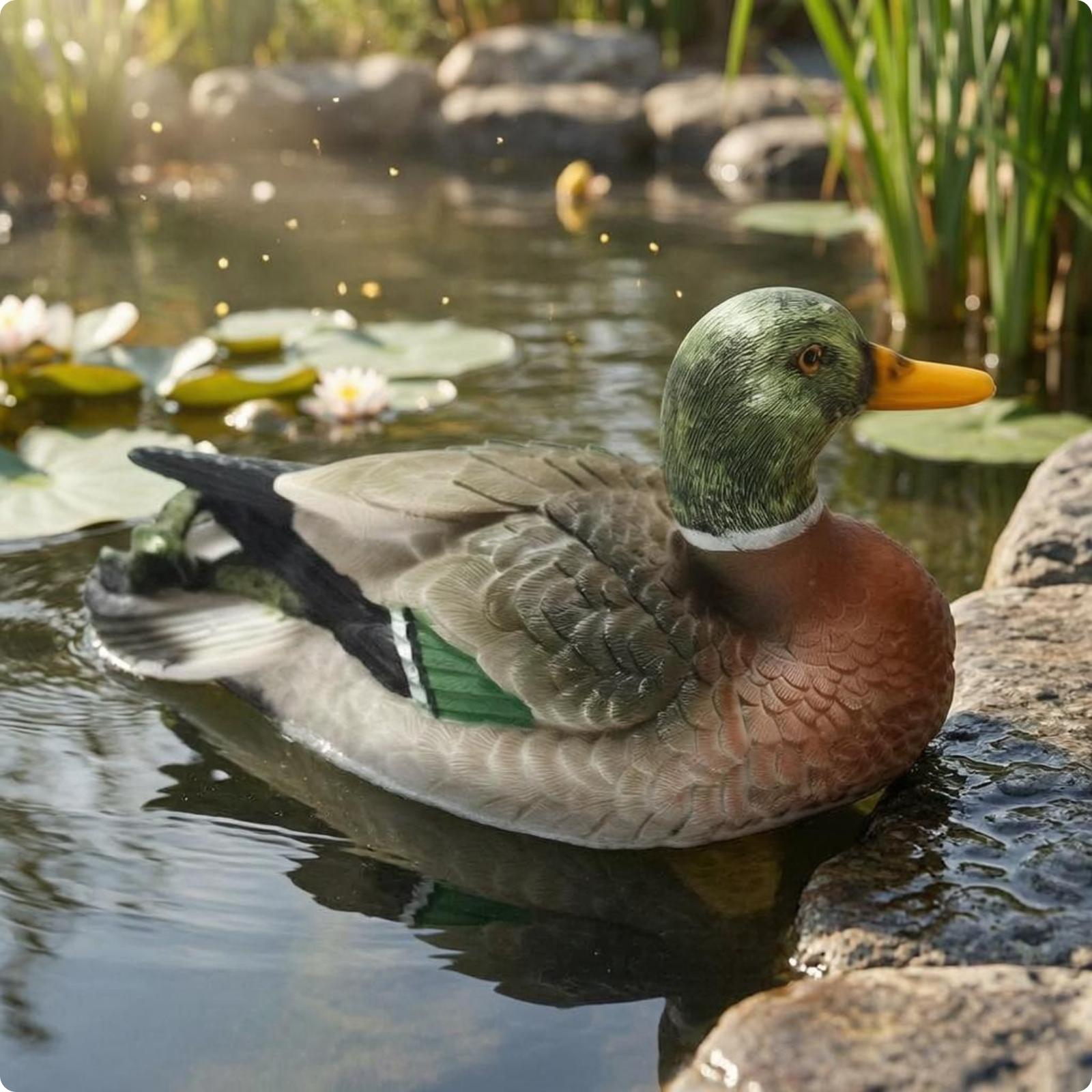 Statuetta di anatra in resina, - Aquarium recensione e prezzo
